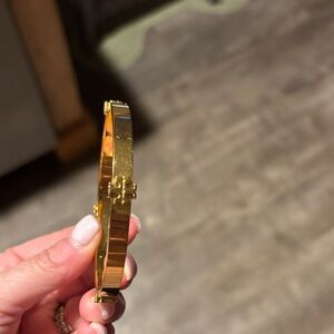 Gold Tone Bangle Bracelet